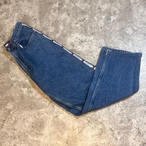 Tommy Hilfiger Blue Denim Jeans with Side Stripe